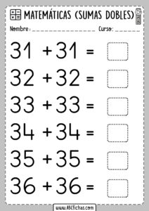 Ejercicios de Sumas Dobles
