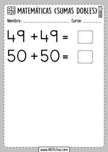 Sumas Dobles Matematicas