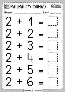 Sumas Faciles Para Primaria