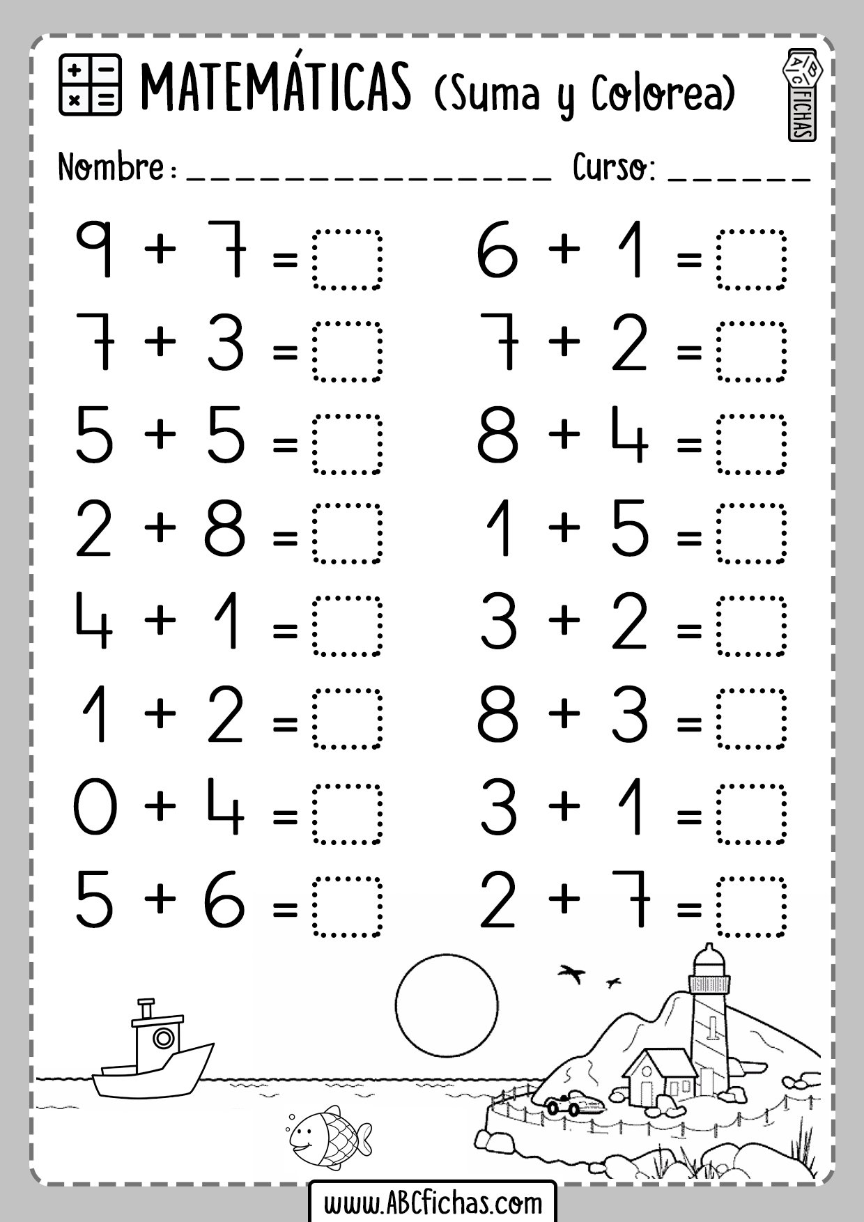 Sumas Para Primaria 2 Digitos