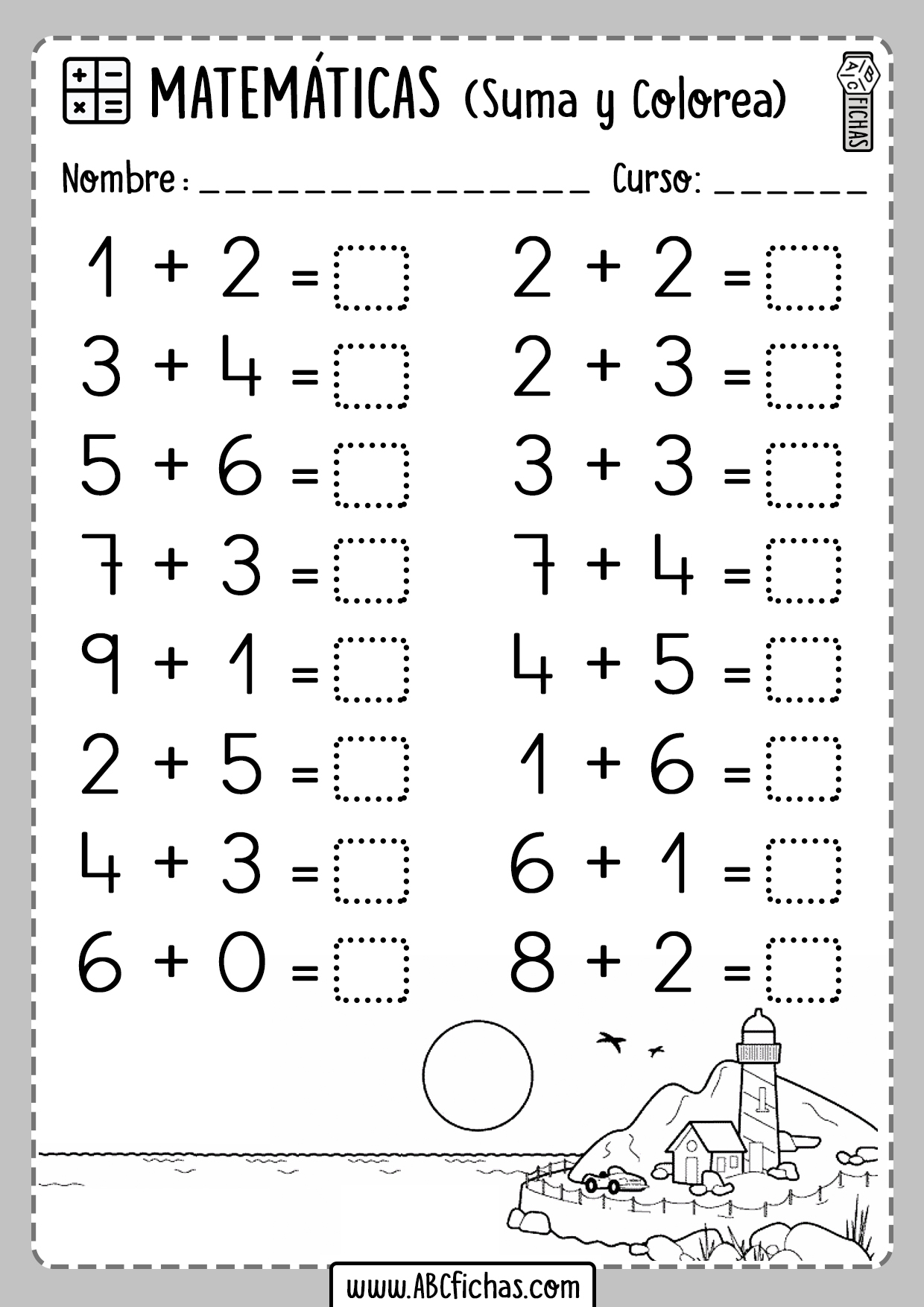 Sumas de 2 digitos