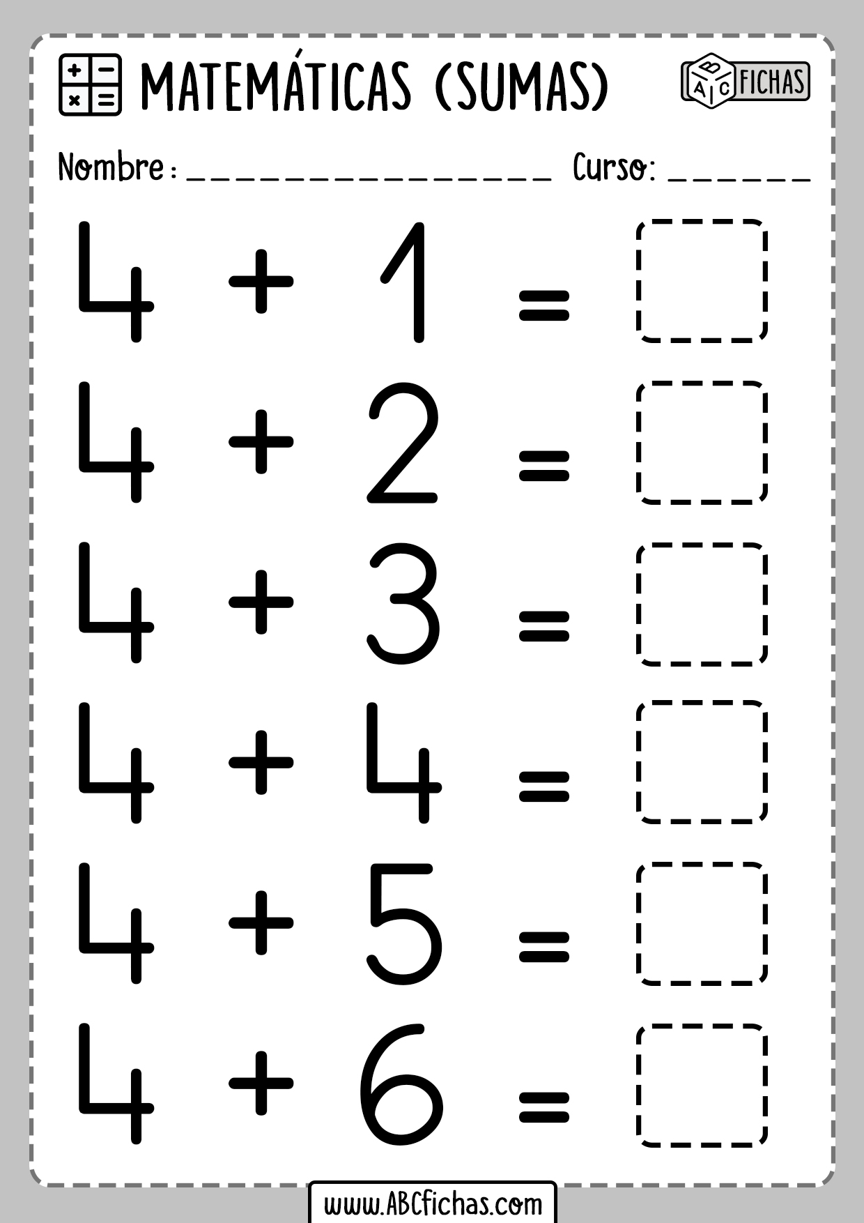 Sumas De Cifras Fichas De Matematicas Abc Fichas The Best Porn Website