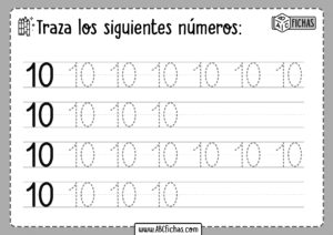 Aprender y Escribir los Numeros