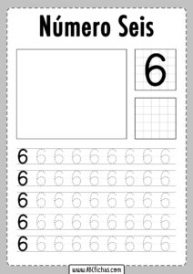 Ficha del numero 6 Seis