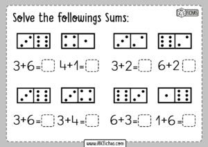 Addition math worksheets for kindergarten