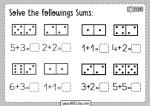 Kindergarten addition activity worksheet