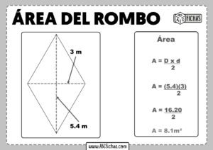 Area de un rombo