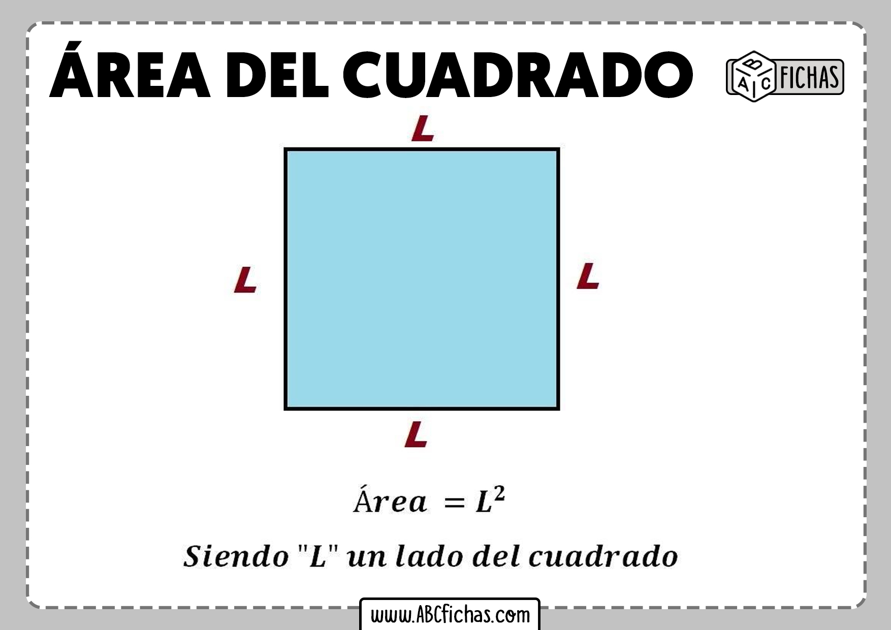 Area del cuadrado