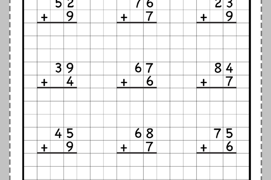 Ejercicios de sumas para primero de primaria