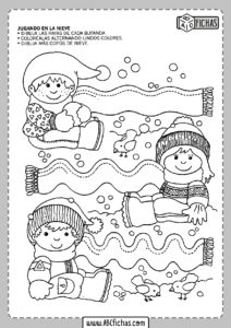 Fichas de rayas para niños