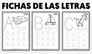 Fichas de las letras