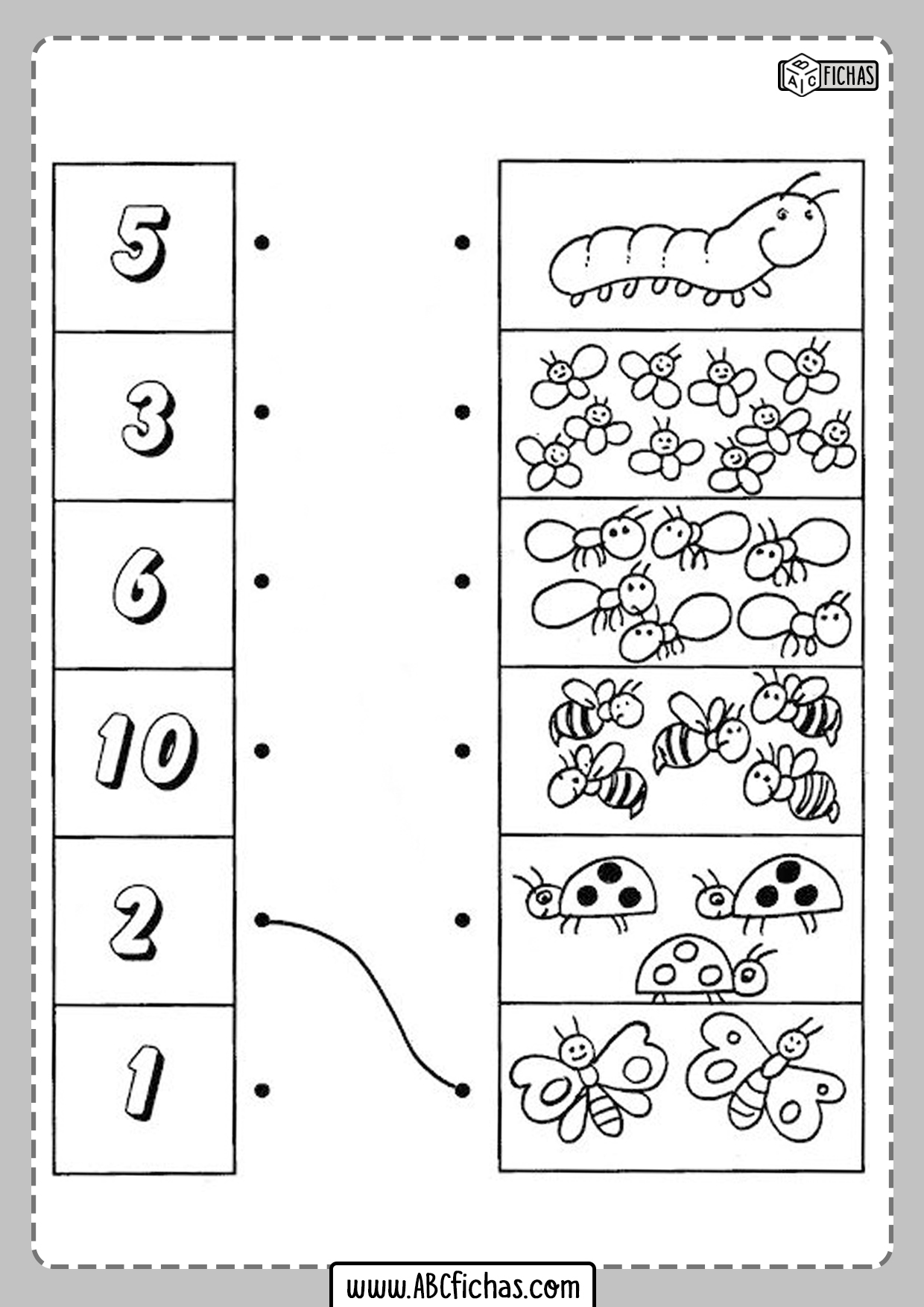 Numeros en ingles para infantil