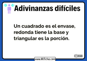 Adivinanzas dificiles con solucion