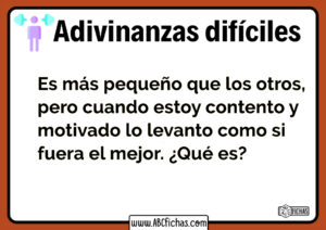 Adivinanzas dificiles para adultos