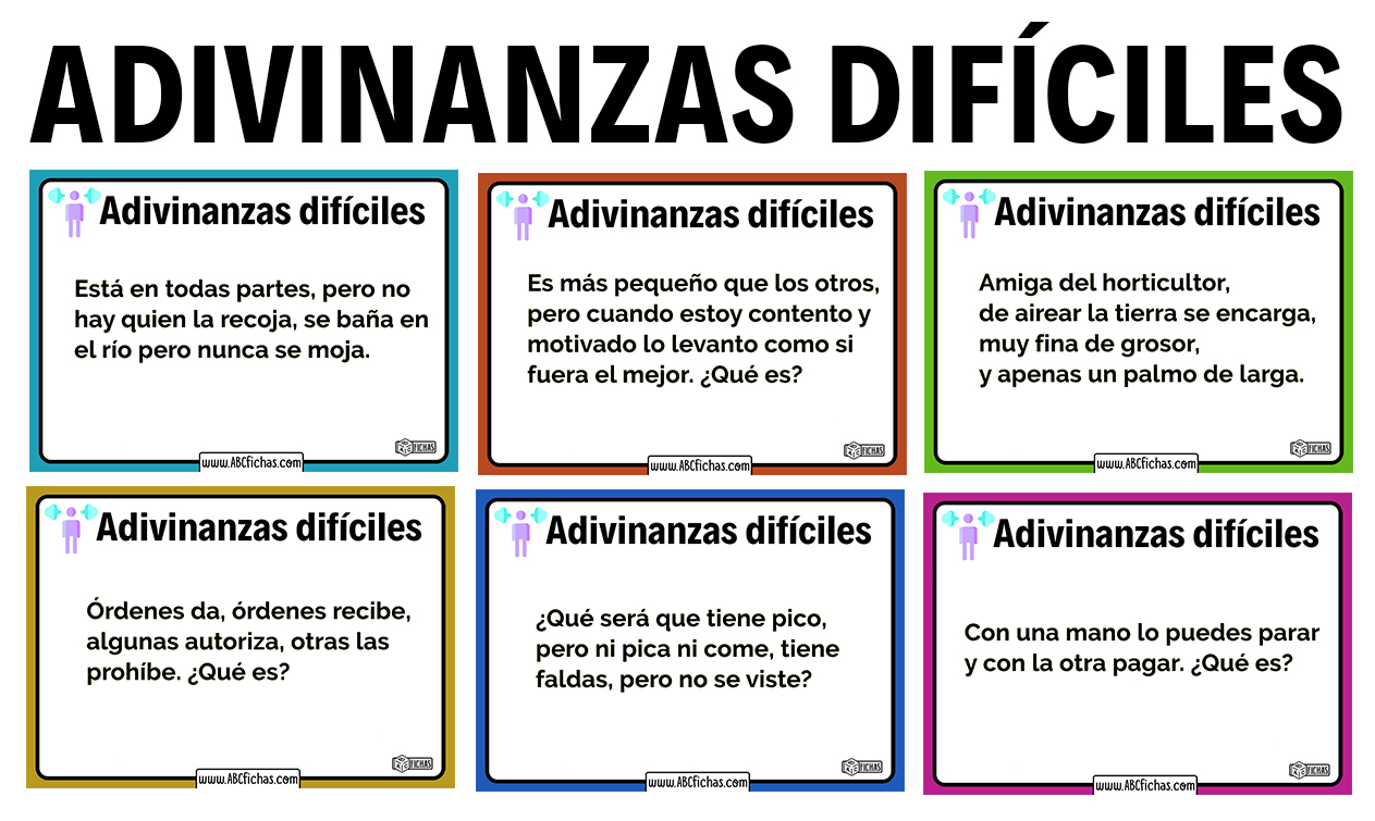 Adivinanzas dificiles