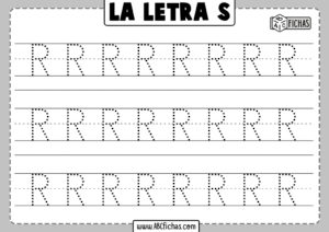 Aprender a escribir la letra r