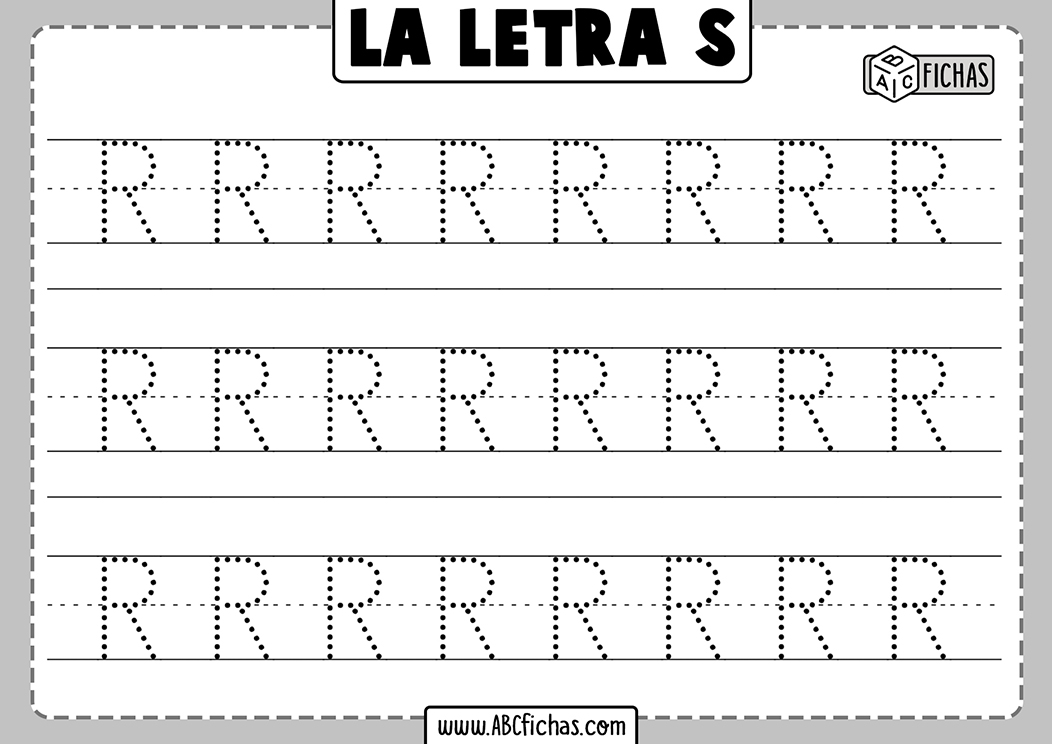 Aprender a escribir la letra r