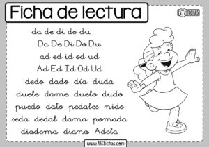 Fichade lectura de la letra d