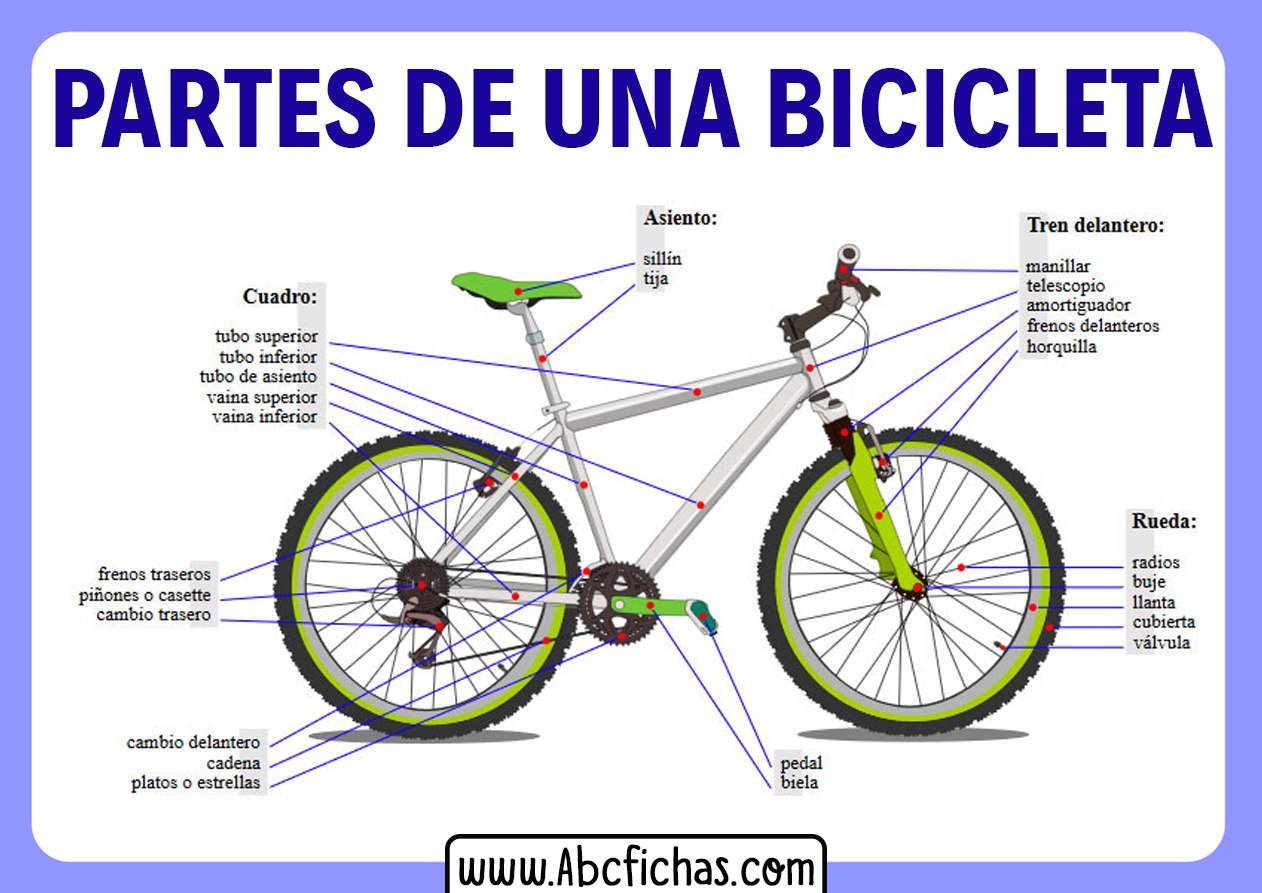 Partes de uma BICICLETA