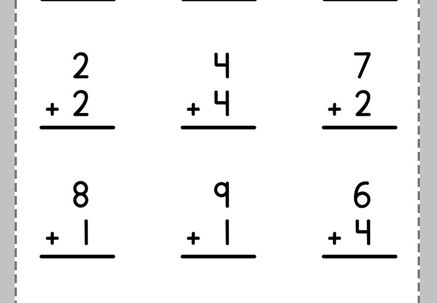 Sumas de 2 digitos ejercicios y fichas