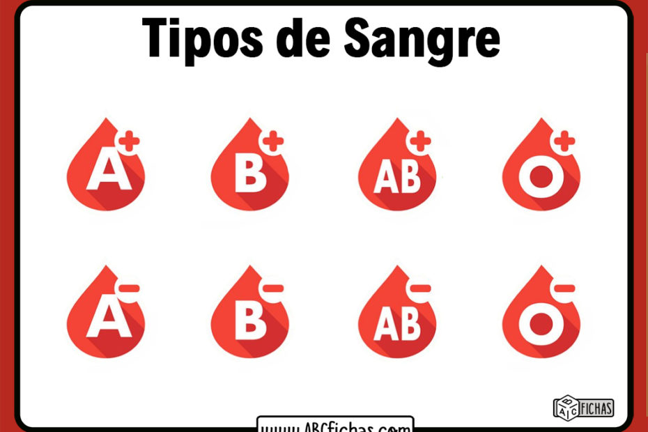 Tipos de sangre diferentes