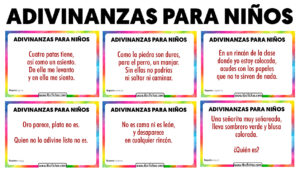 Adivinanzas para niños