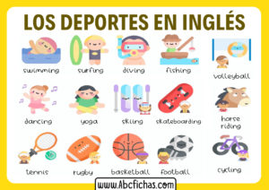 Los deportes en ingles vocabulario