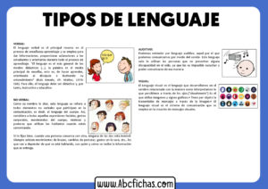 Tipos de lenguaje esquema