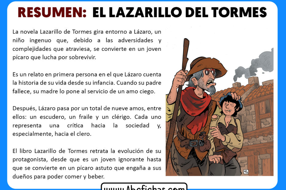 Resumen de el lazarillo del tormes