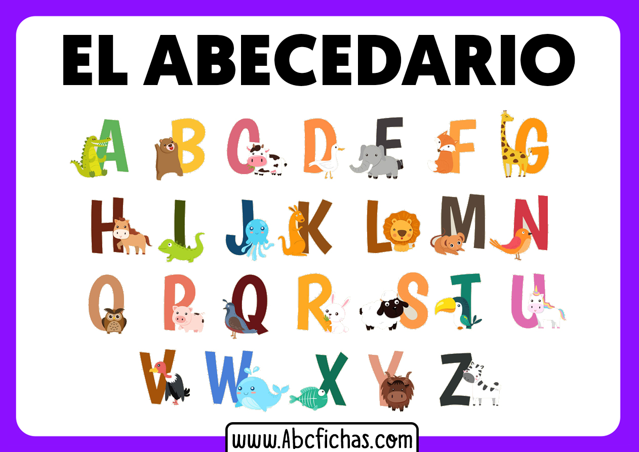 El abecedario para niños