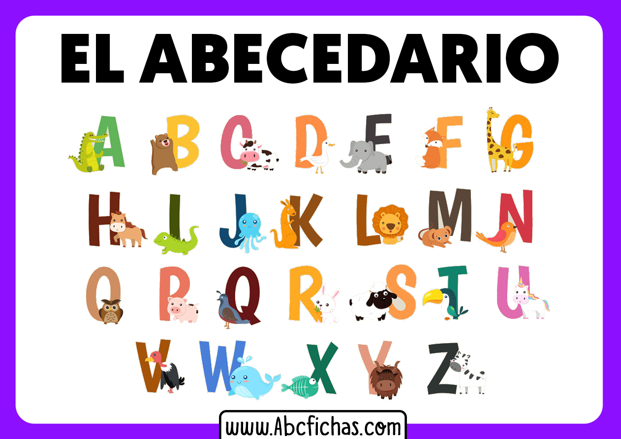 El abecedario para niños - ABC Fichas