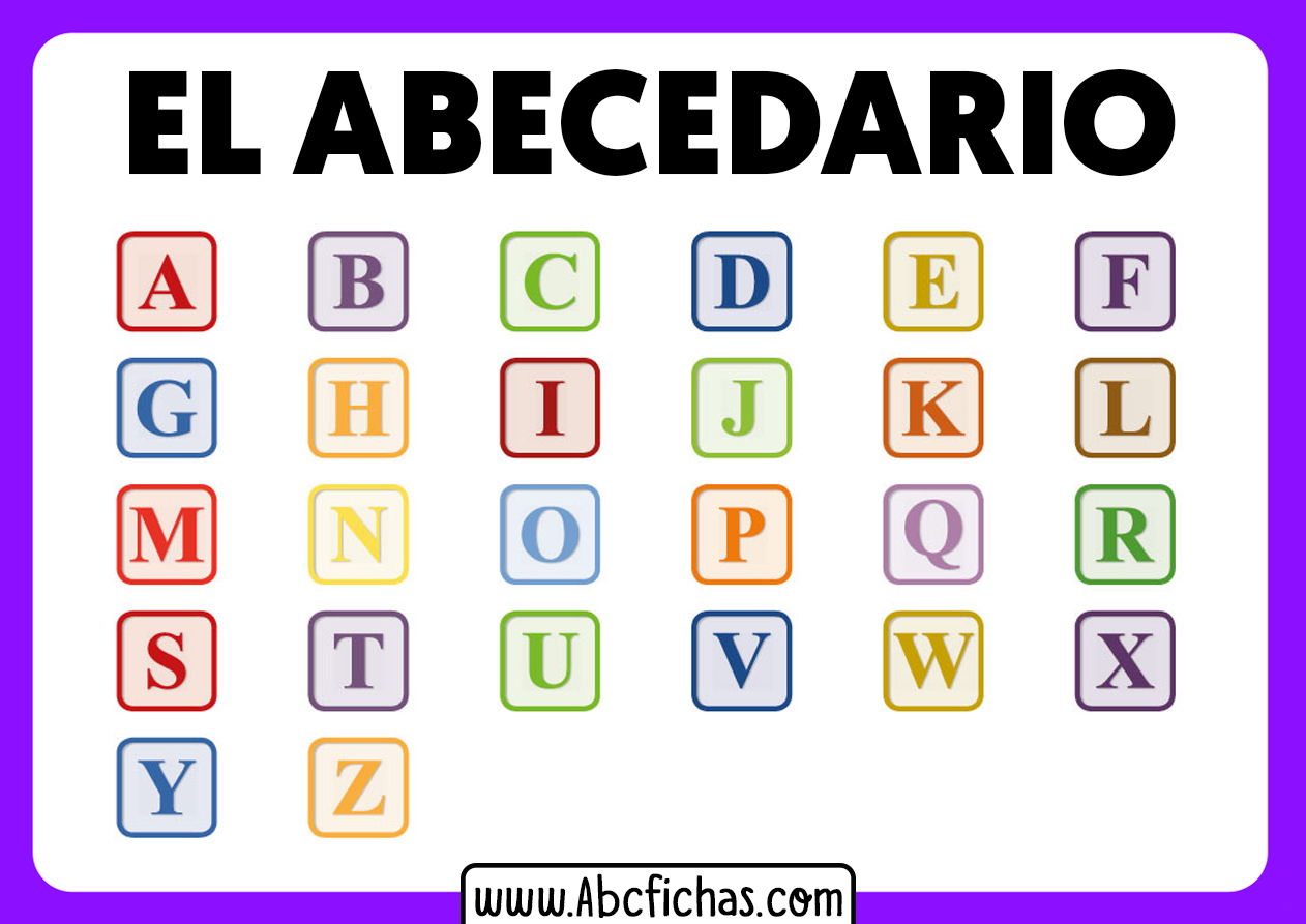 Letras del abecedario