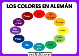 Los colores en aleman