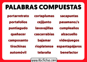 Palabras compuestas ejemplos