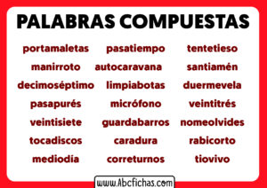 Palabras compuestas y ejemplos