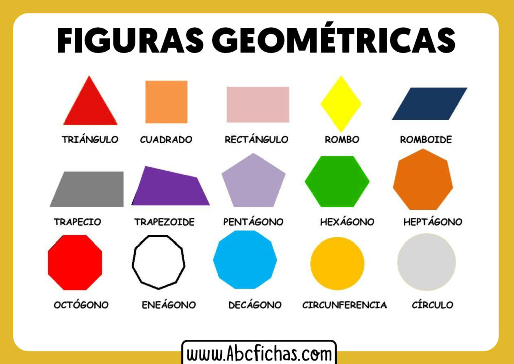 formas y figuras geométricas para niños