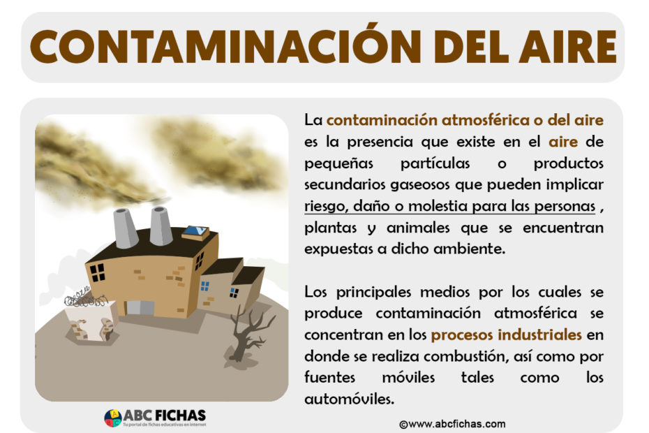 La contaminacion del aire