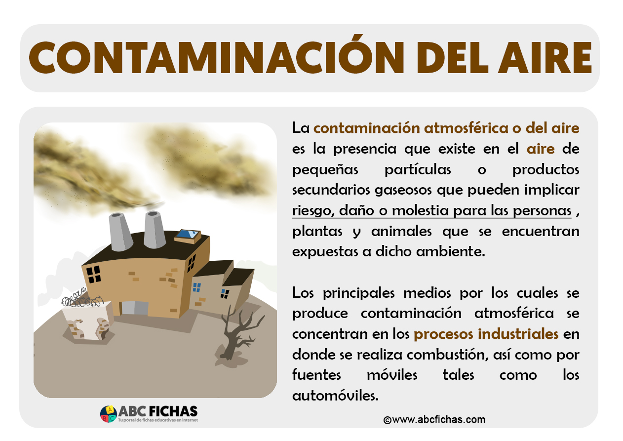 La contaminacion del aire