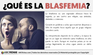 Que es la blasfemia