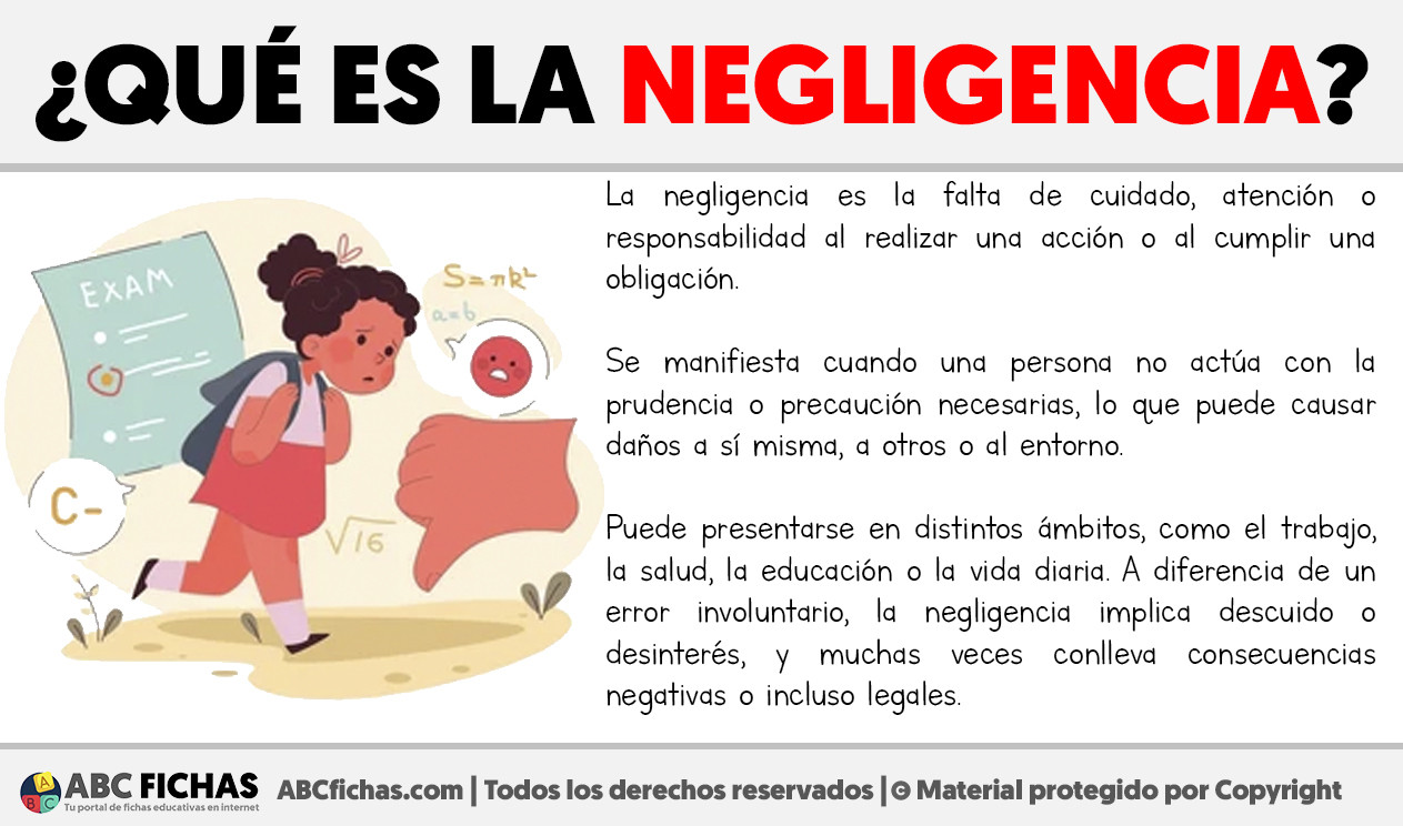 Que es la negligencia
