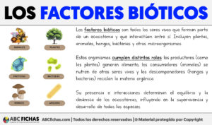 Que son los factores bioticos