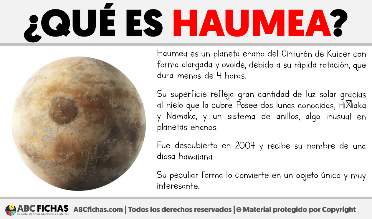 Que es haumea