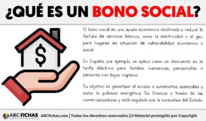 Que es el bono social