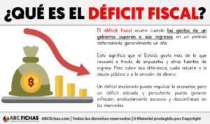 Que es el deficit fiscal