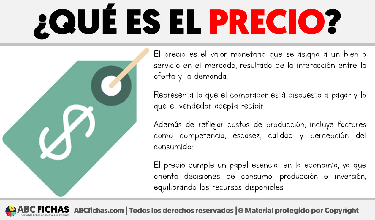 Que es el precio
