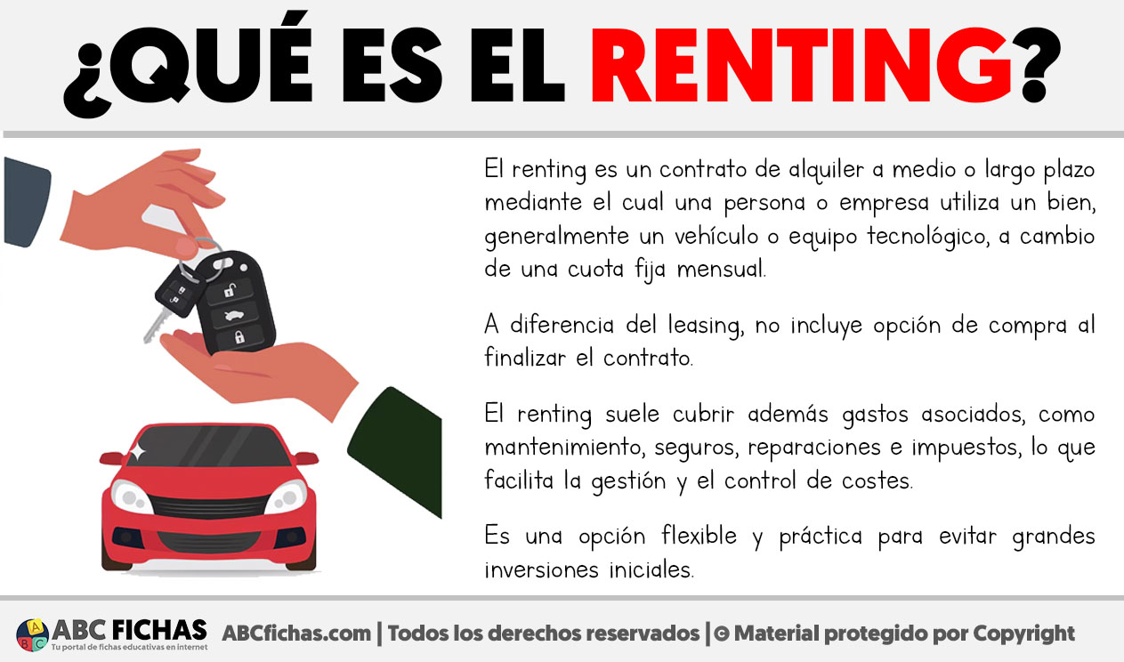 Que es el renting