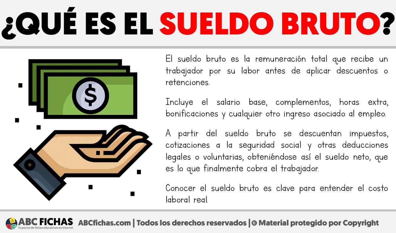 Que es el sueldo bruto