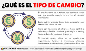Que es el tipo de cambio