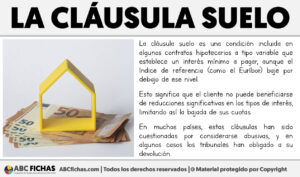 Que es la clausula suelo
