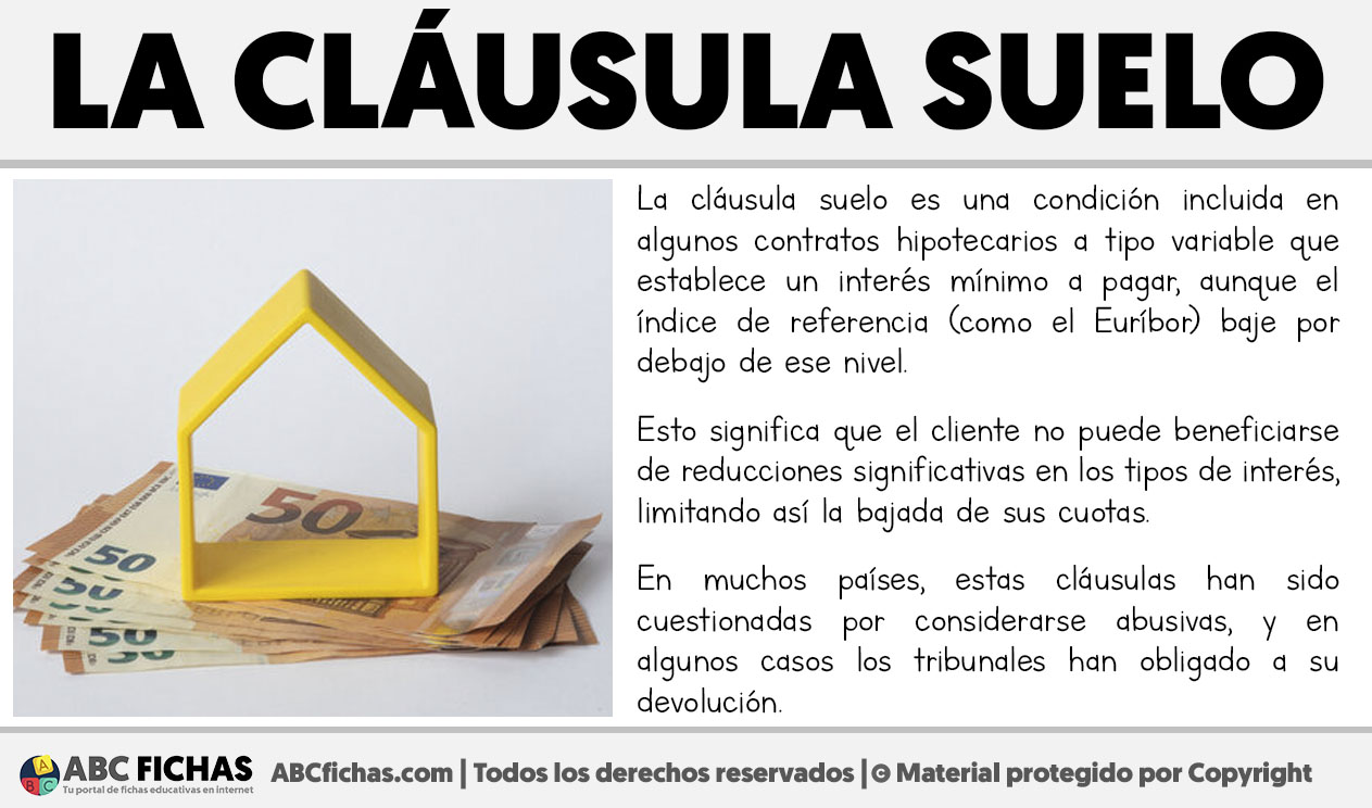 Que es la clausula suelo